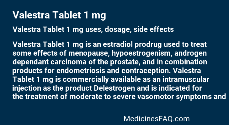 Valestra Tablet 1 mg