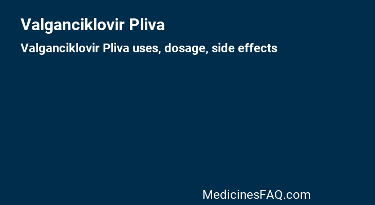 Valganciklovir Pliva