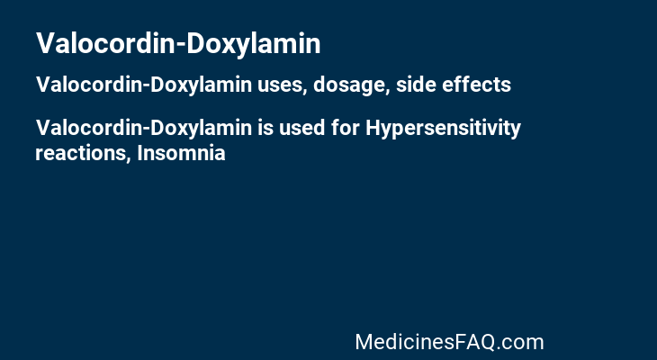 Valocordin-Doxylamin