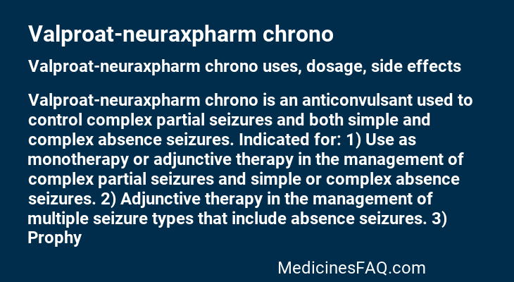 Valproat-neuraxpharm chrono