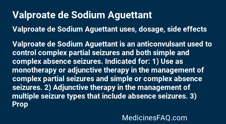 Valproate de Sodium Aguettant