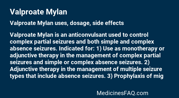 Valproate Mylan