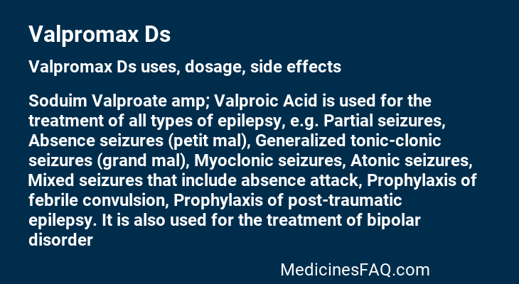 Valpromax Ds