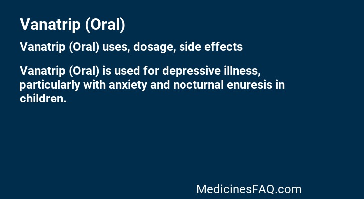 Vanatrip (Oral)