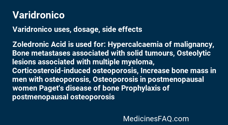 Varidronico