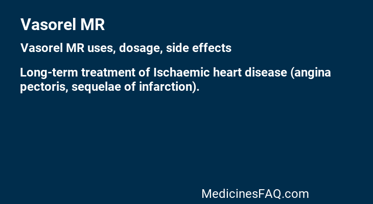 Vasorel MR