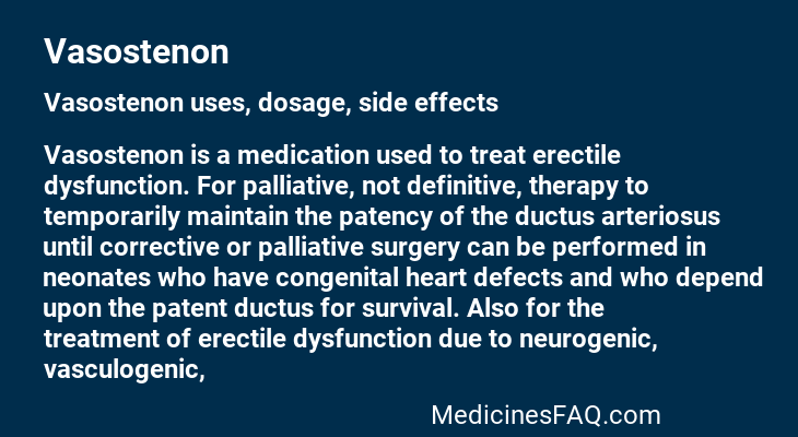 Vasostenon