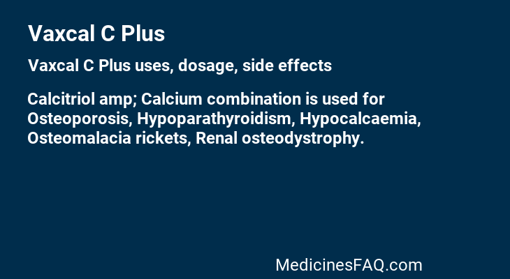 Vaxcal C Plus