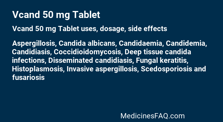 Vcand 50 mg Tablet