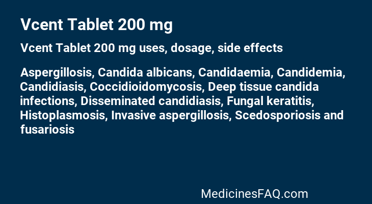 Vcent Tablet 200 mg