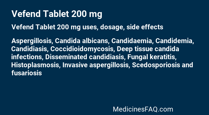 Vefend Tablet 200 mg