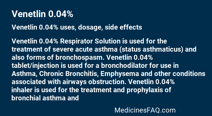 Venetlin 0.04%