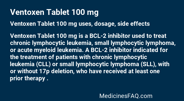 Ventoxen Tablet 100 mg
