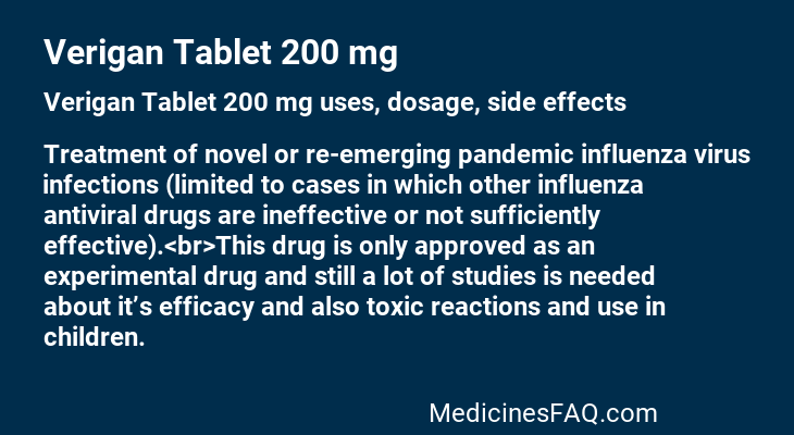 Verigan Tablet 200 mg
