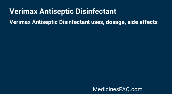 Verimax Antiseptic Disinfectant
