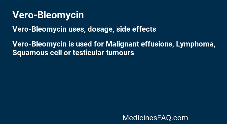 Vero-Bleomycin