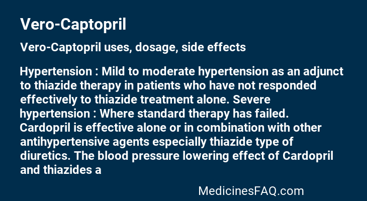 Vero-Captopril