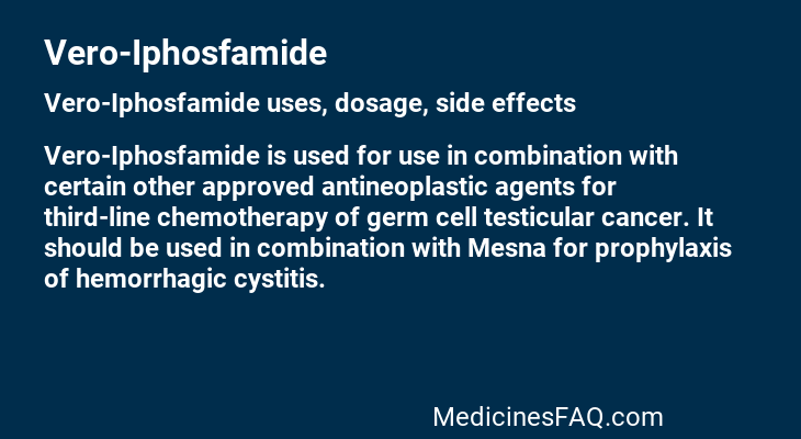 Vero-Iphosfamide