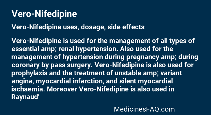 Vero-Nifedipine