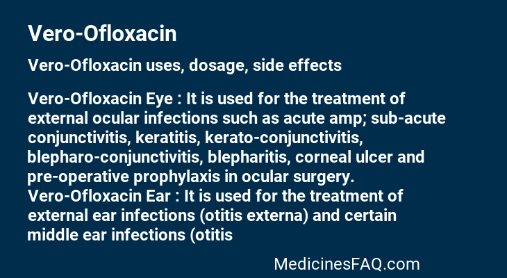 Vero-Ofloxacin