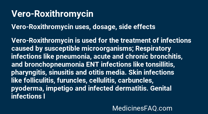 Vero-Roxithromycin