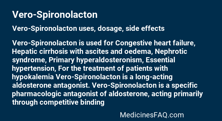 Vero-Spironolacton