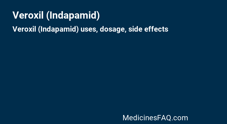 Veroxil (Indapamid)