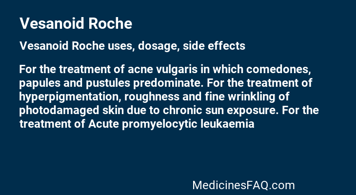 Vesanoid Roche