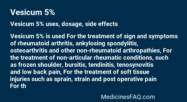 Vesicum 5%