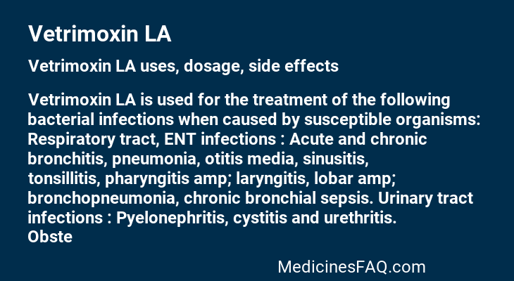 Vetrimoxin LA