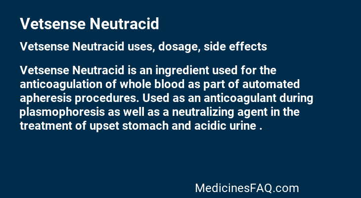 Vetsense Neutracid