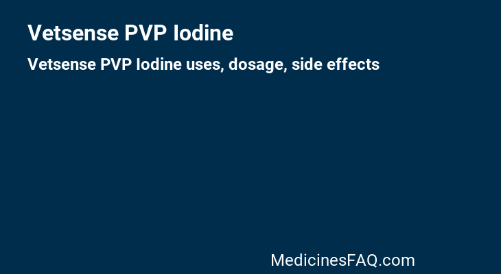 Vetsense PVP Iodine