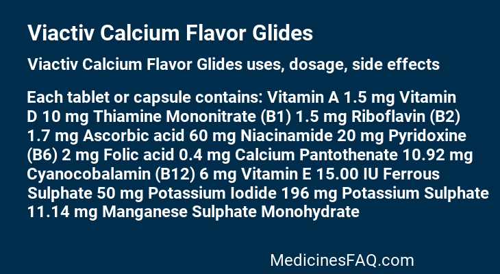 Viactiv Calcium Flavor Glides
