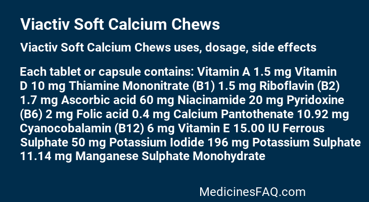 Viactiv Soft Calcium Chews