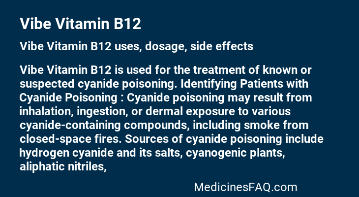 Vibe Vitamin B12