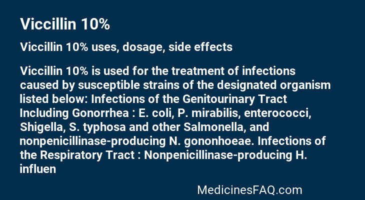 Viccillin 10%