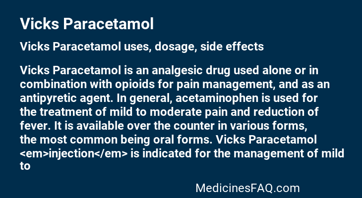 Vicks Paracetamol