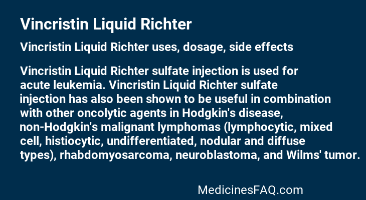 Vincristin Liquid Richter