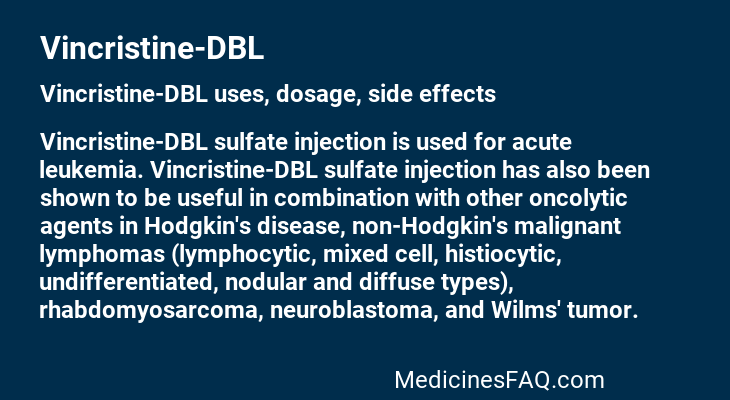 Vincristine-DBL