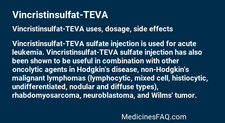 Vincristinsulfat-TEVA