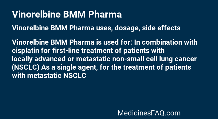 Vinorelbine BMM Pharma