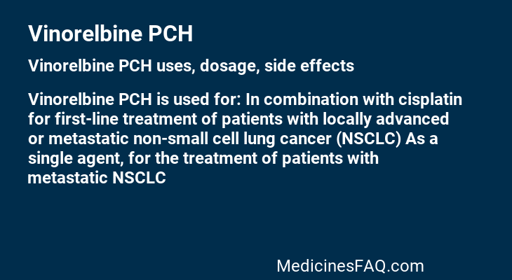 Vinorelbine PCH