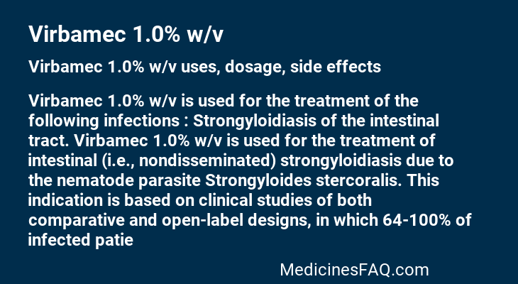 Virbamec 1.0% w/v