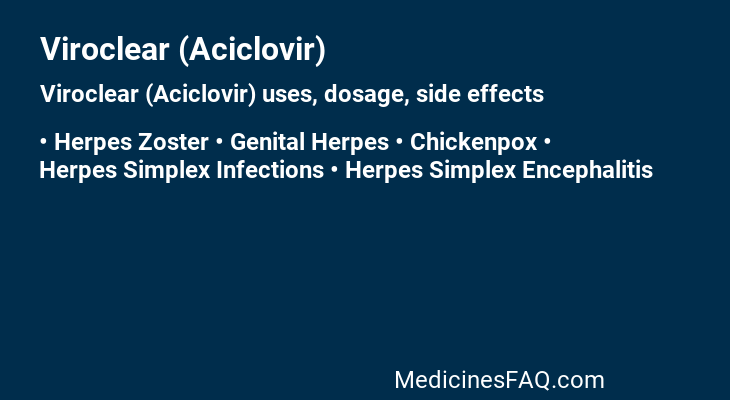 Viroclear (Aciclovir)