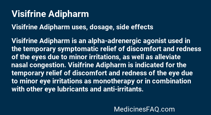 Visifrine Adipharm