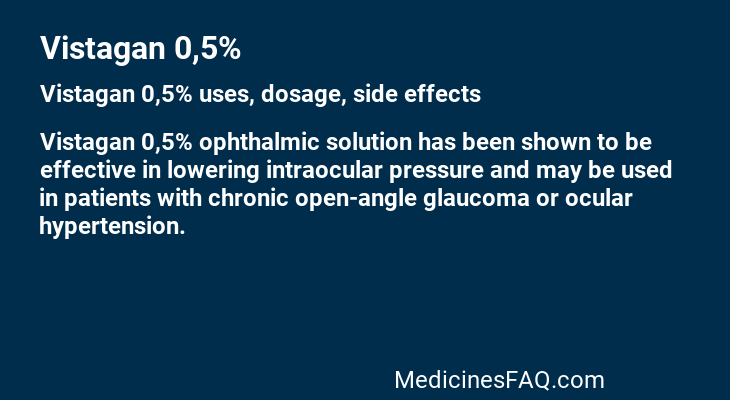 Vistagan 0,5%