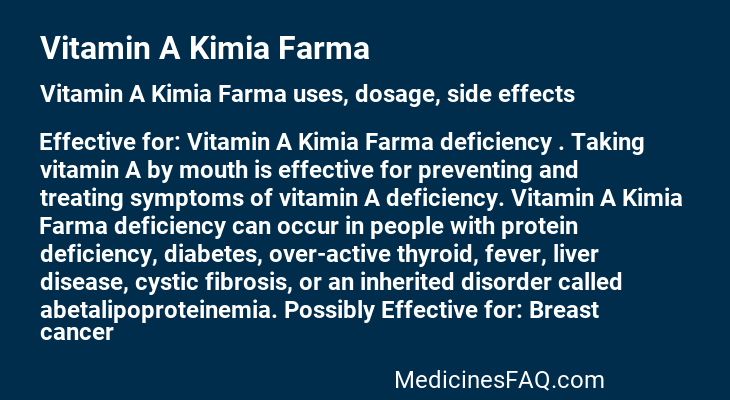 Vitamin A Kimia Farma