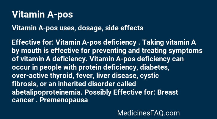 Vitamin A-pos