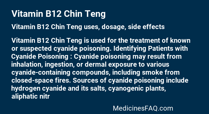 Vitamin B12 Chin Teng