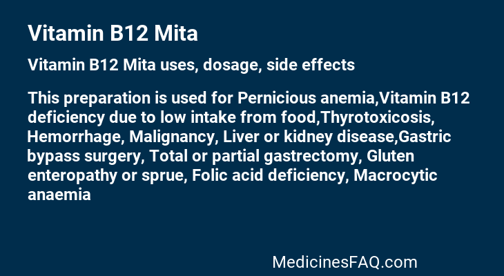 Vitamin B12 Mita